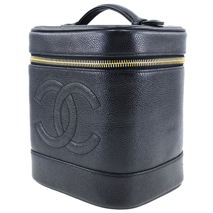 Top Quality Chanel Caviar Vanity Handbag Black