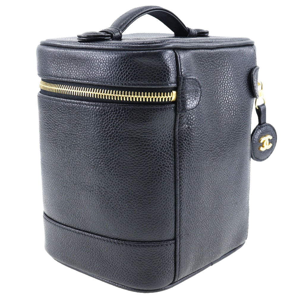 Top Quality Chanel Caviar Vanity Handbag Black
