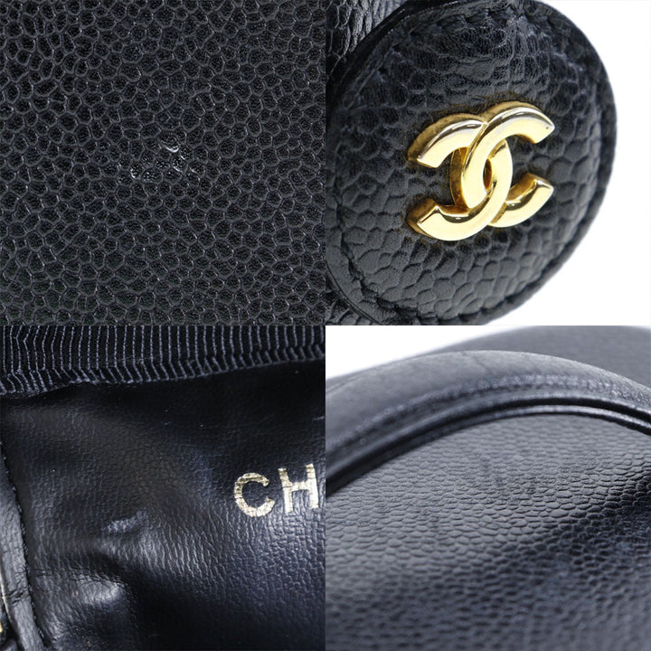 Top Quality Chanel Caviar Vanity Handbag Black