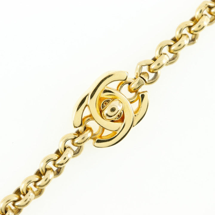Top Quality Chanel Coco Mark Flower Necklace Gold Plated