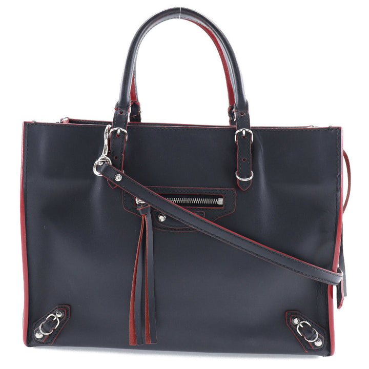Top Quality Balenciaga Paper A6 Handbag Black/Red