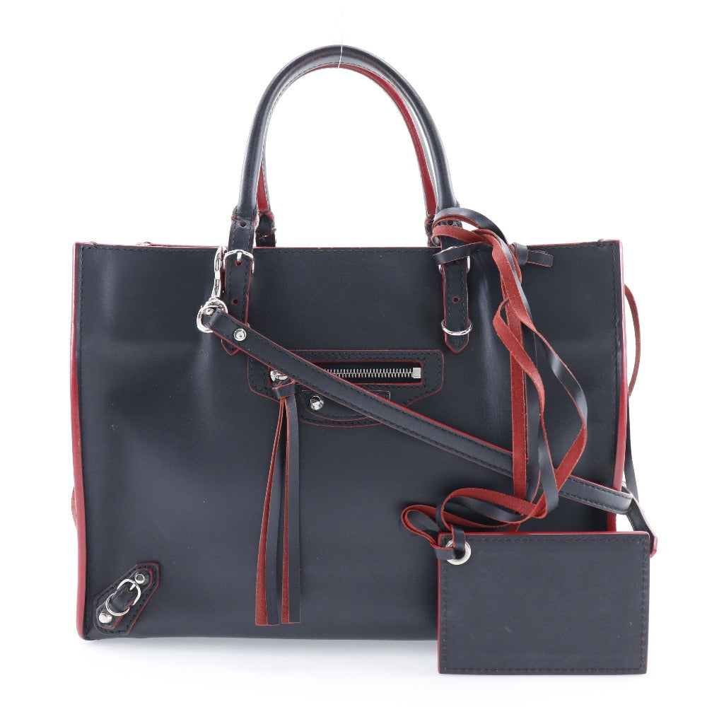 Top Quality Balenciaga Paper A6 Handbag Black/Red