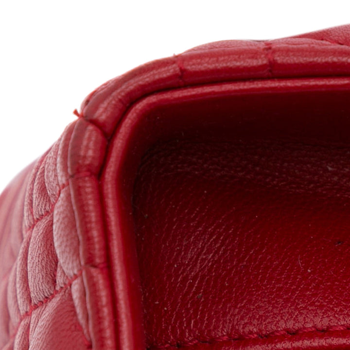 Top quality Dior Lady Top quality Dior Medium Red Cannage Quilted Leather
