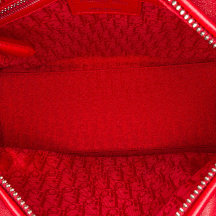 Top quality Dior Lady Top quality Dior Medium Red Cannage Quilted Leather