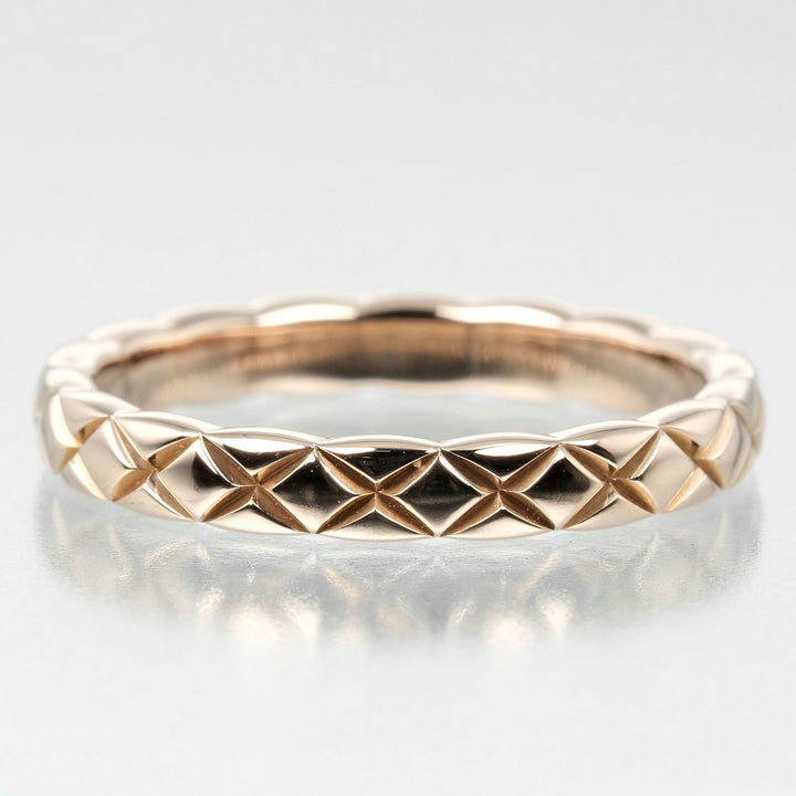 Top Quality Chanel Coco Crush Ring K18 Pink Gold 5P Diamond