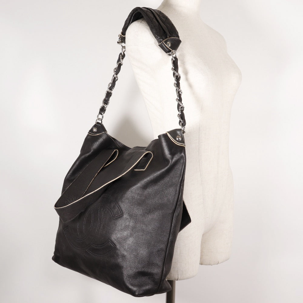 Top Quality Chanel 2WAY Shoulder Handbag Black