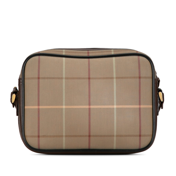 BURBERRY Vintage Check Canvas Crossbody Crossbody Bag