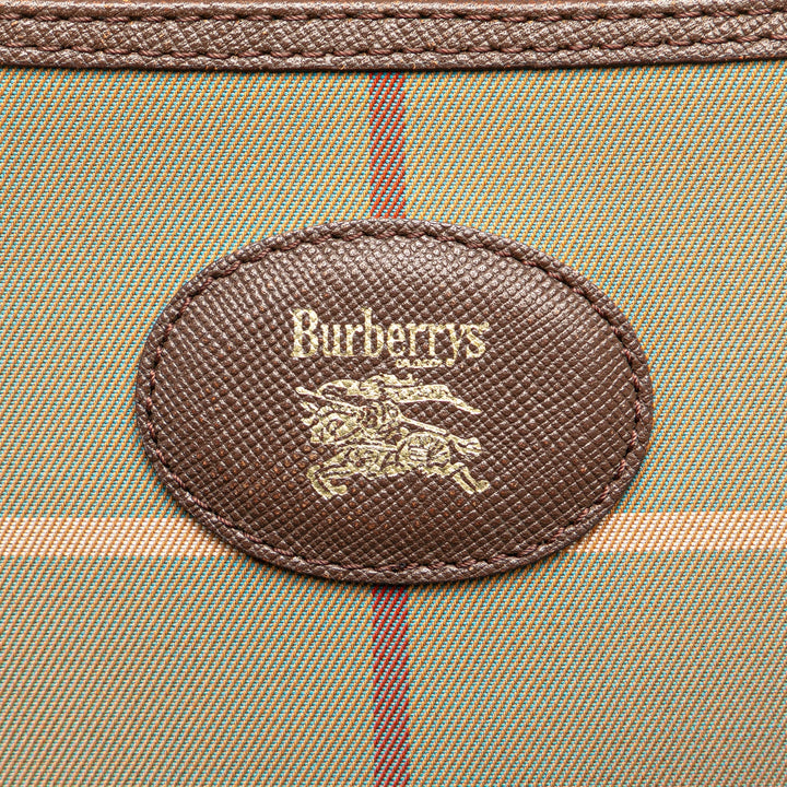 BURBERRY Vintage Check Canvas Crossbody Crossbody Bag
