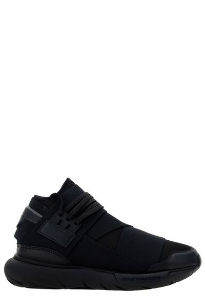 Y 3 QASA SNEAKERS: ROPE LACED CANVAS & RAFFIA
