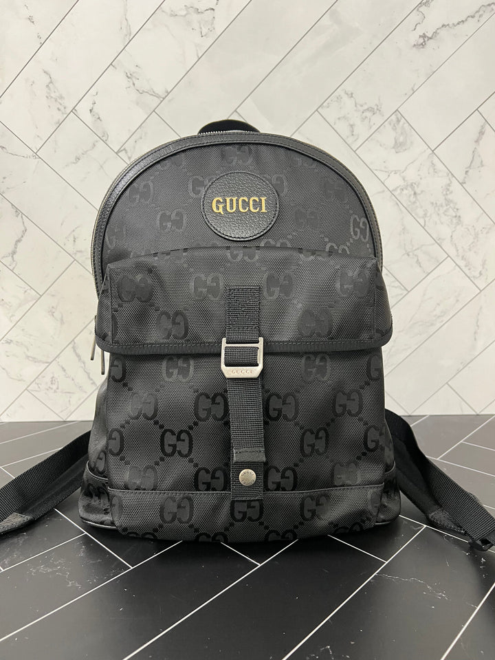 BRAND Gucci Black Nylon Off The Grid Large Backpack