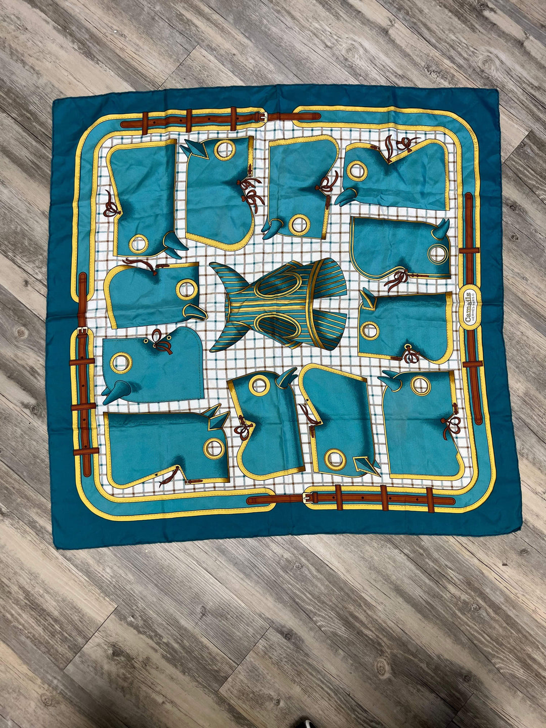 Hermes Silk Scarf Camails