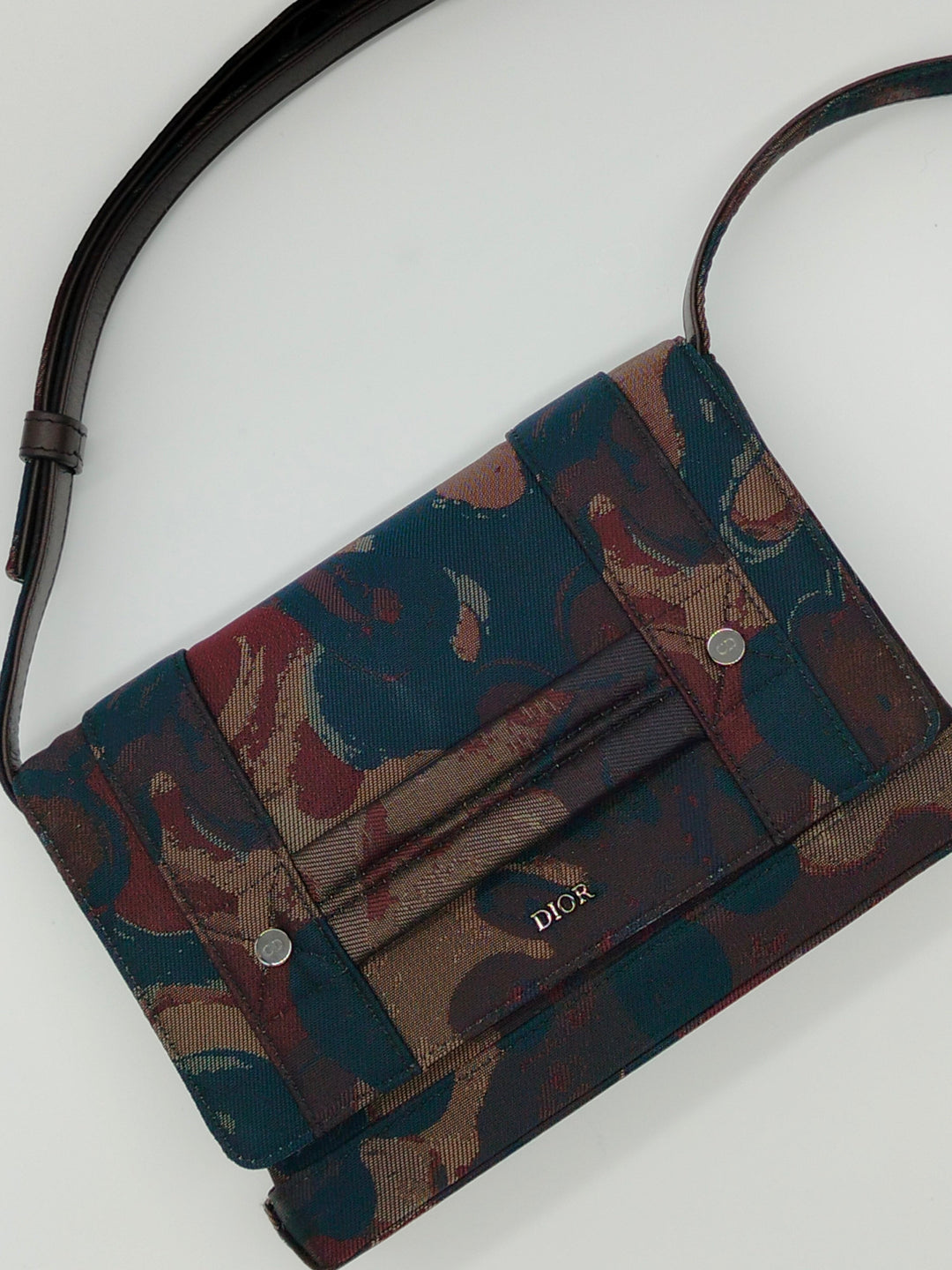 Top quality Dior Top quality Dior X Peter Doig Brown Shoulder Bag