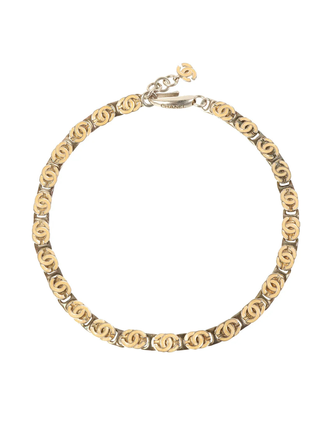 Chanel 2000 Made Cc Mark Chain Necklace Silver