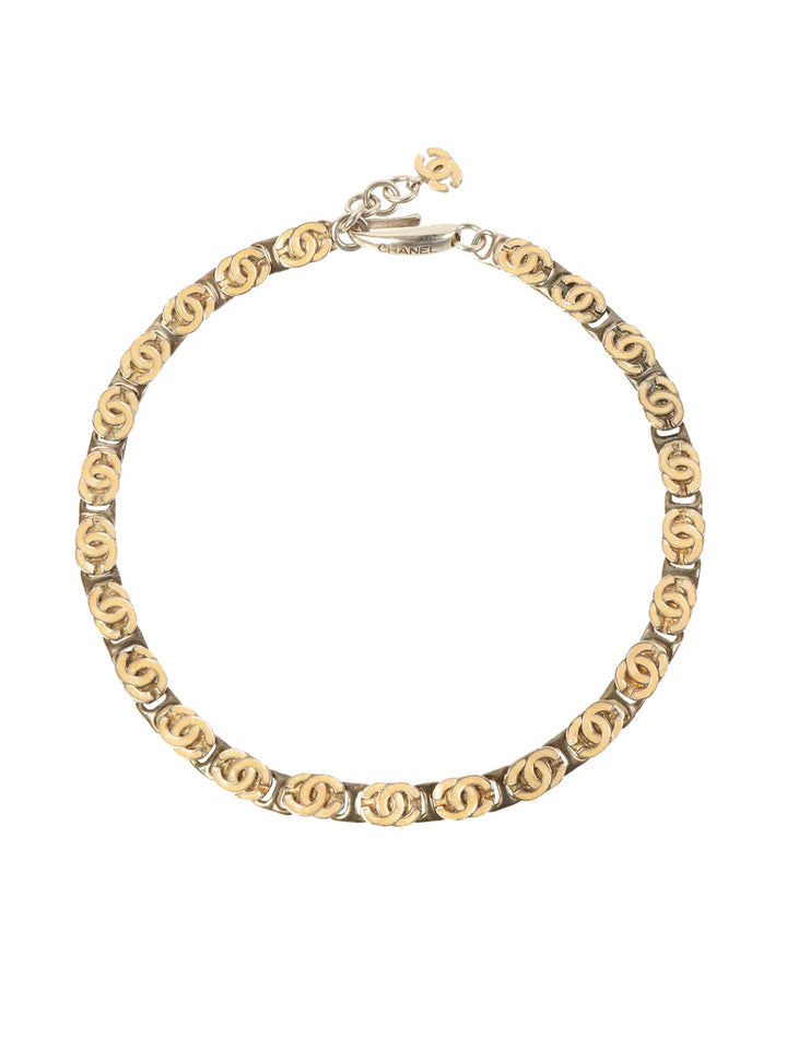Chanel 2000 Made Cc Mark Chain Necklace Silver