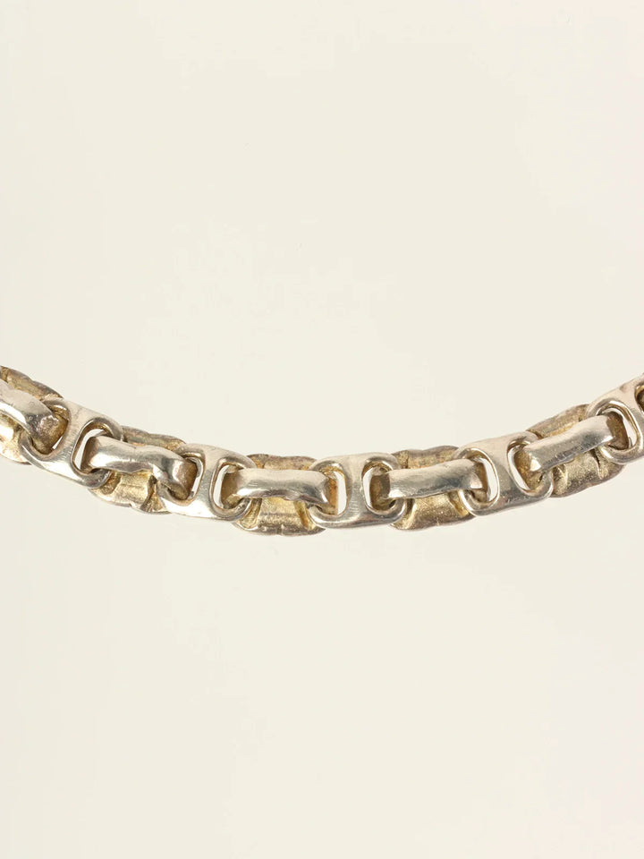 Chanel 2000 Made Cc Mark Chain Necklace Silver
