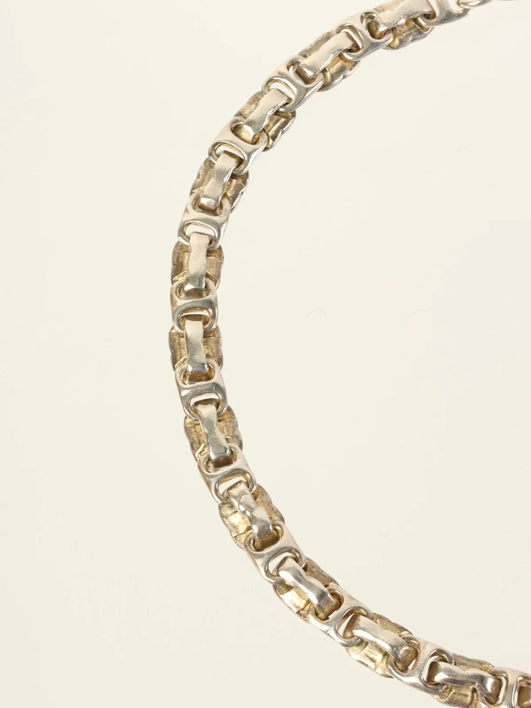 Chanel 2000 Made Cc Mark Chain Necklace Silver