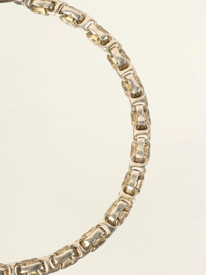 Chanel 2000 Made Cc Mark Chain Necklace Silver