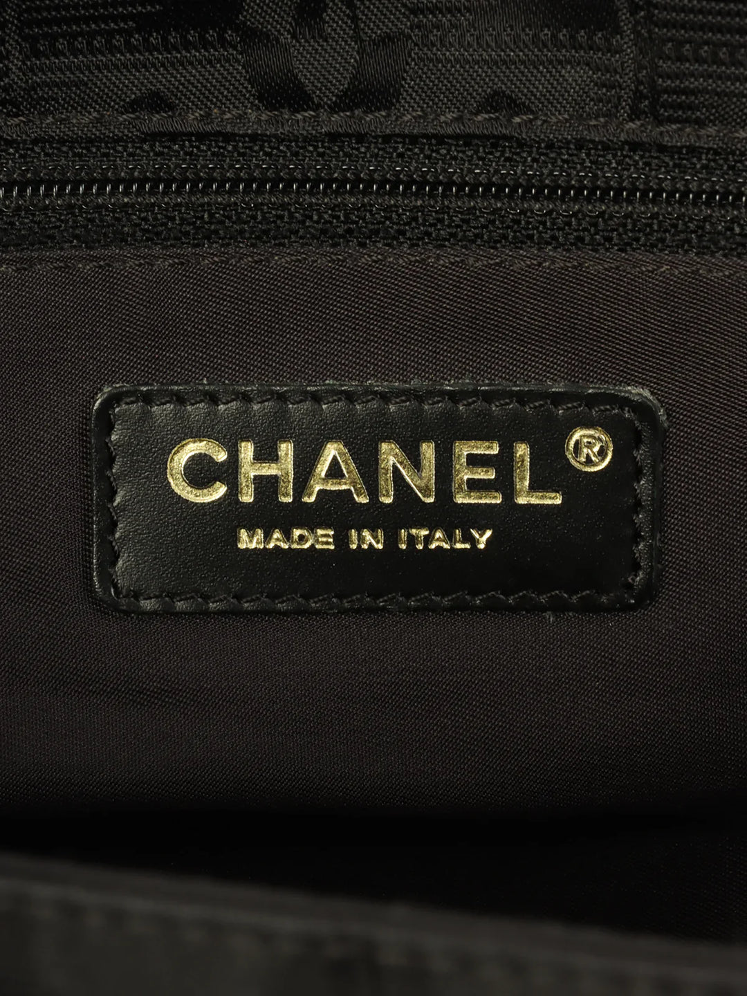 Chanel Around 2005 Made New Travel Nylon Shoulder Bag Black