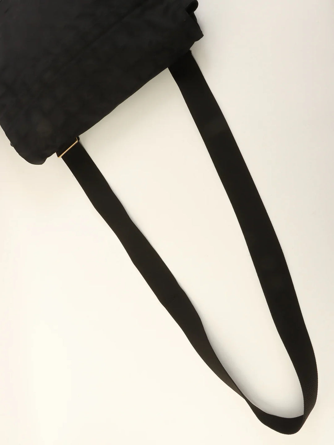 Chanel Around 2005 Made New Travel Nylon Shoulder Bag Black