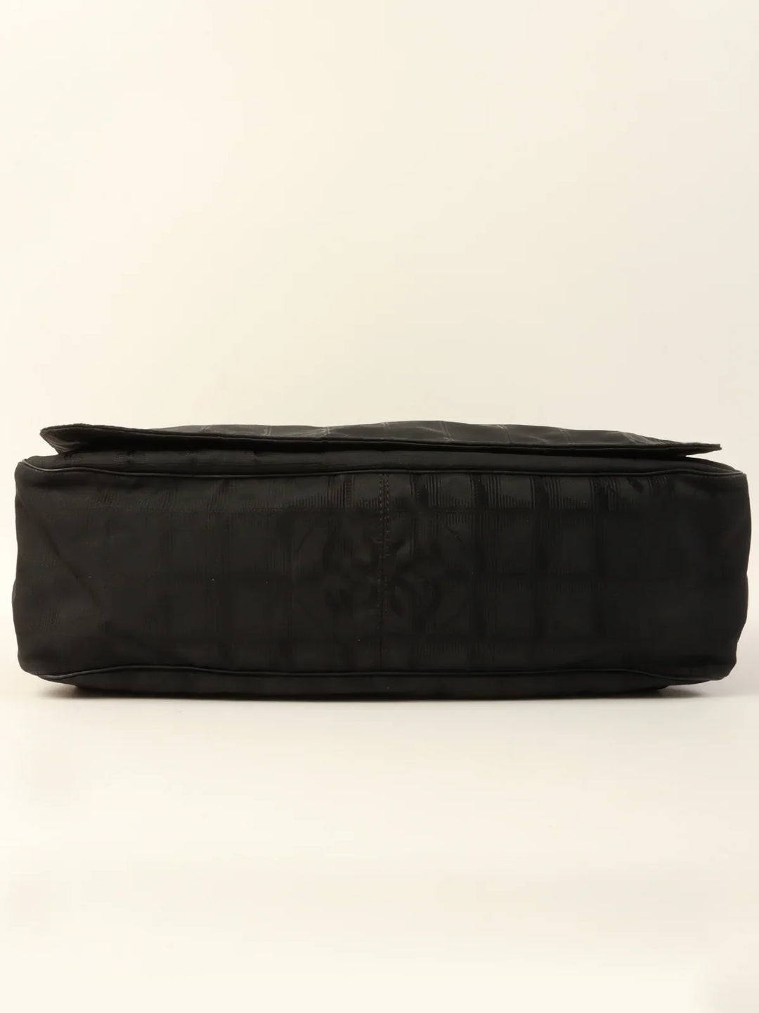 Chanel Around 2005 Made New Travel Nylon Shoulder Bag Black