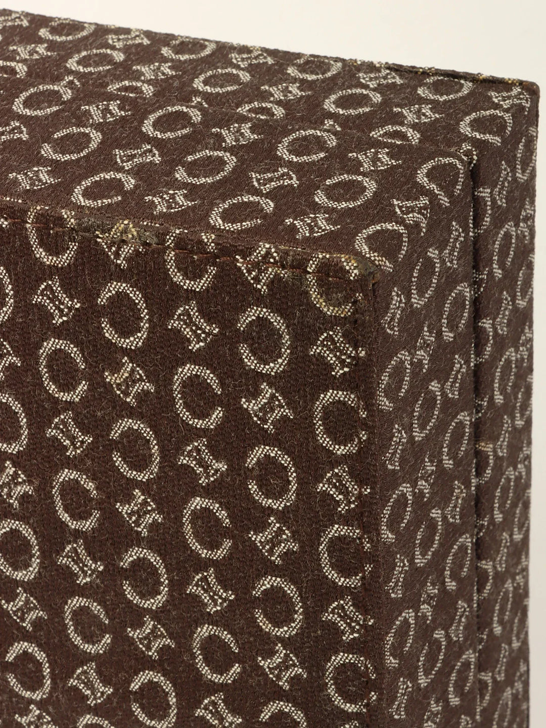 Celine C Macadam Pattern Jewelry Case Brown