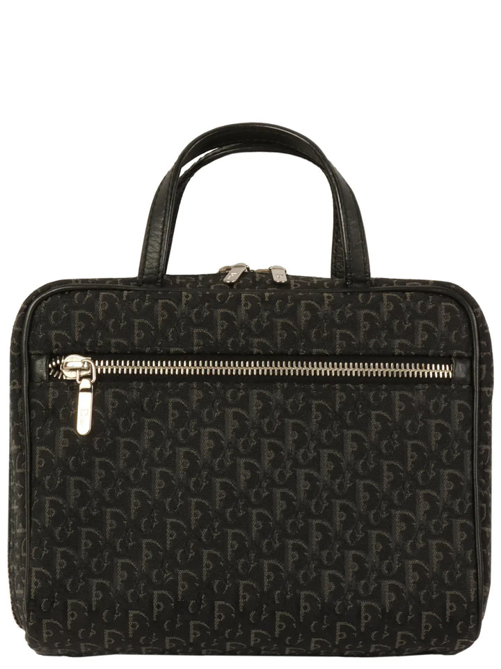Top quality Dior Trotter Pattern Mini Hand Bag Black