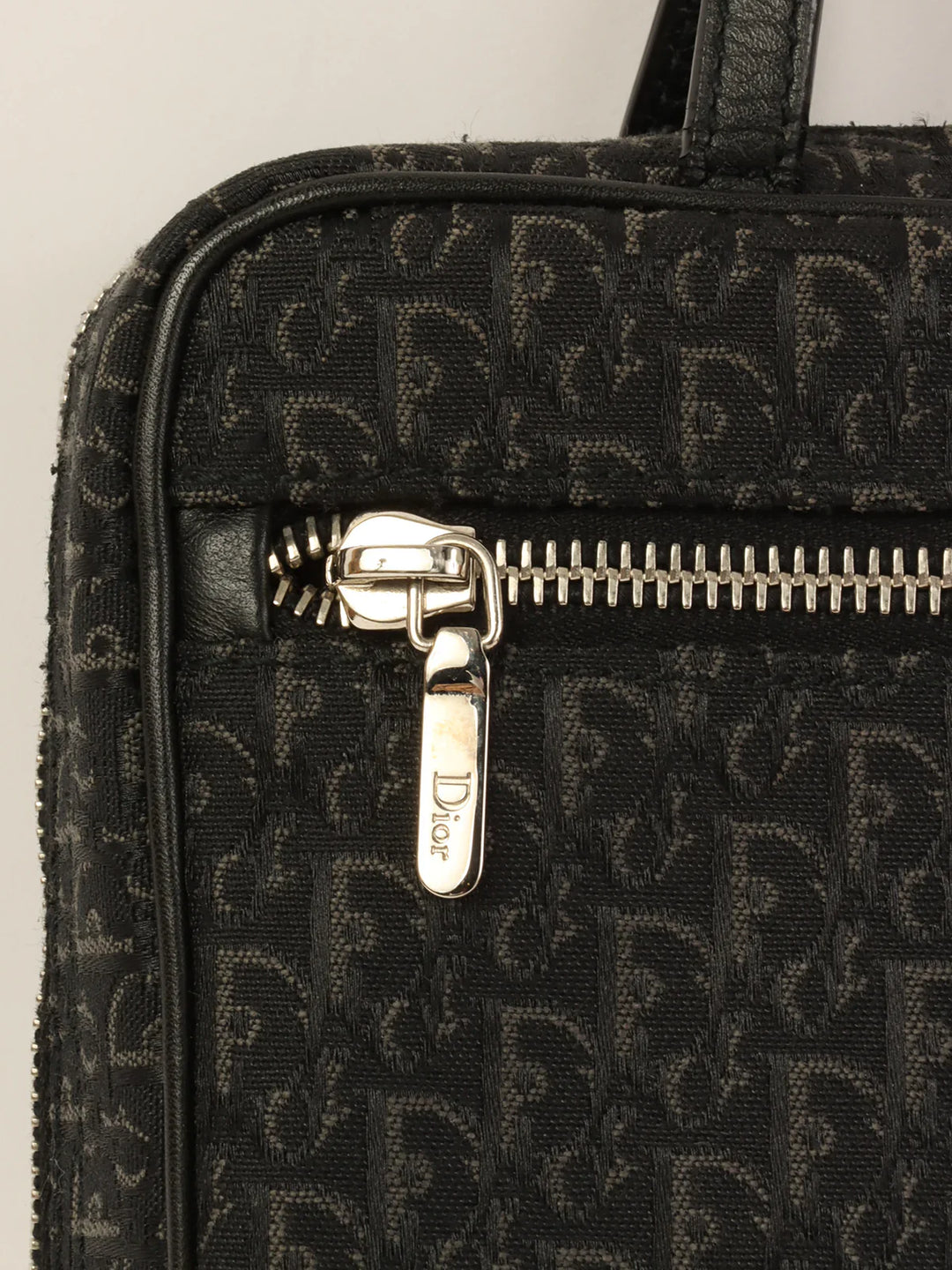 Top quality Dior Trotter Pattern Mini Hand Bag Black