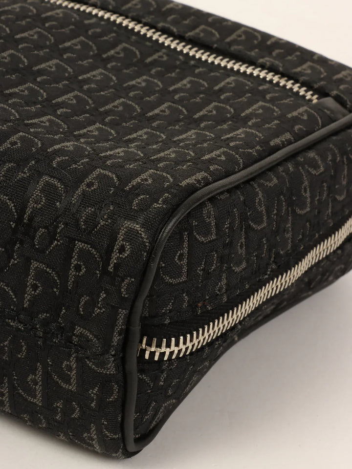 Top quality Dior Trotter Pattern Mini Hand Bag Black