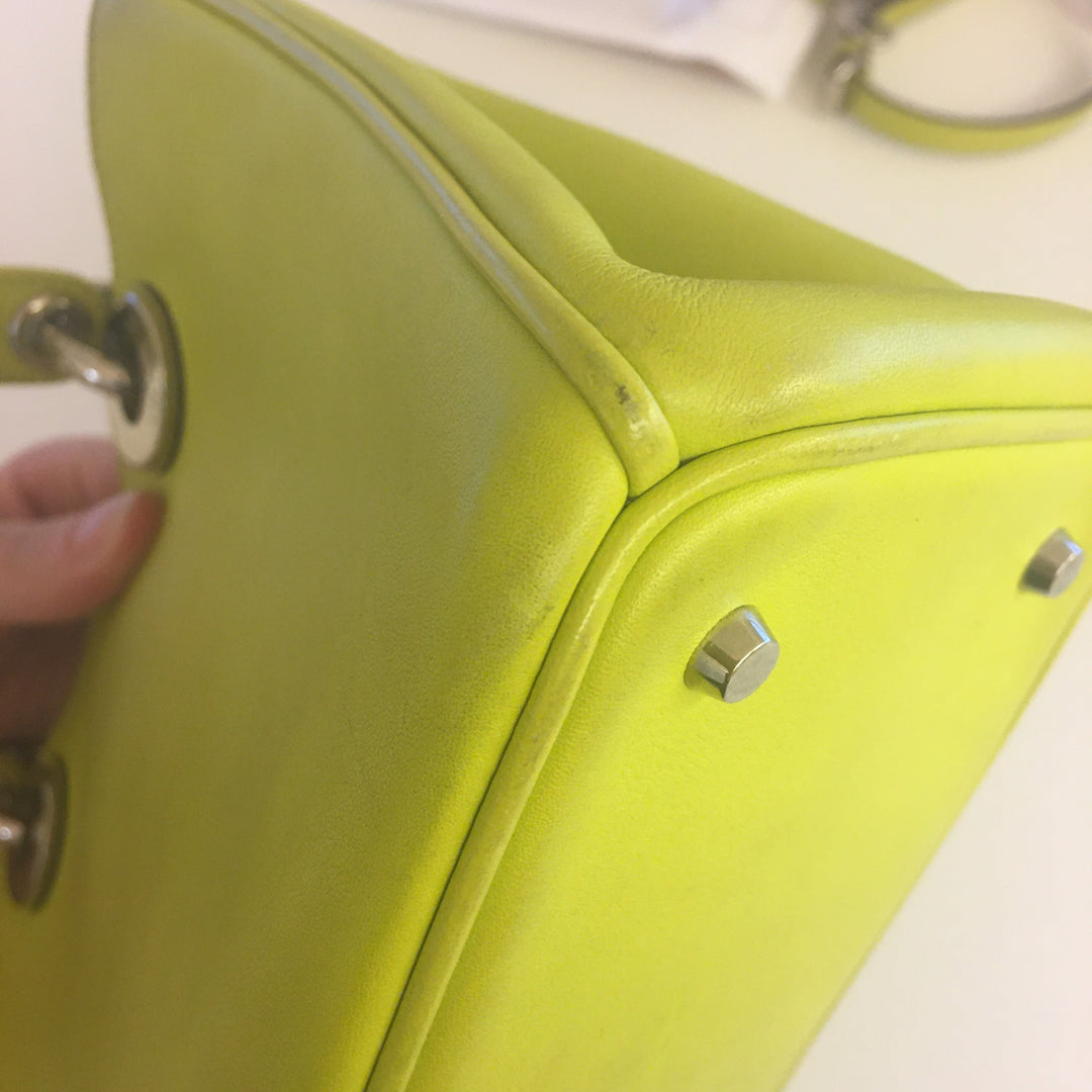 CHRISTIAN Top quality Dior Lady Top quality Dior Handbag in Green Leather