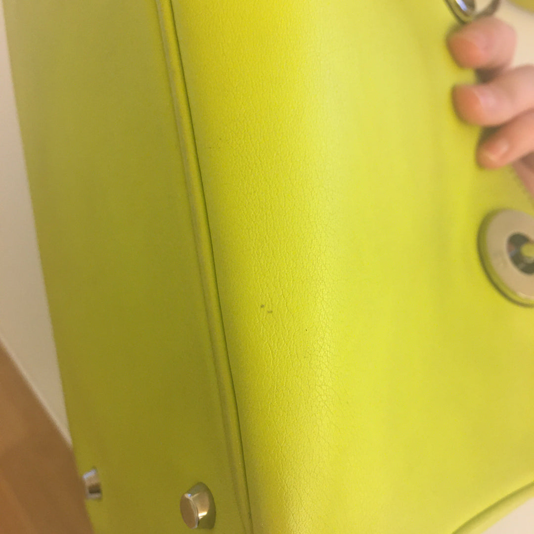 CHRISTIAN Top quality Dior Lady Top quality Dior Handbag in Green Leather