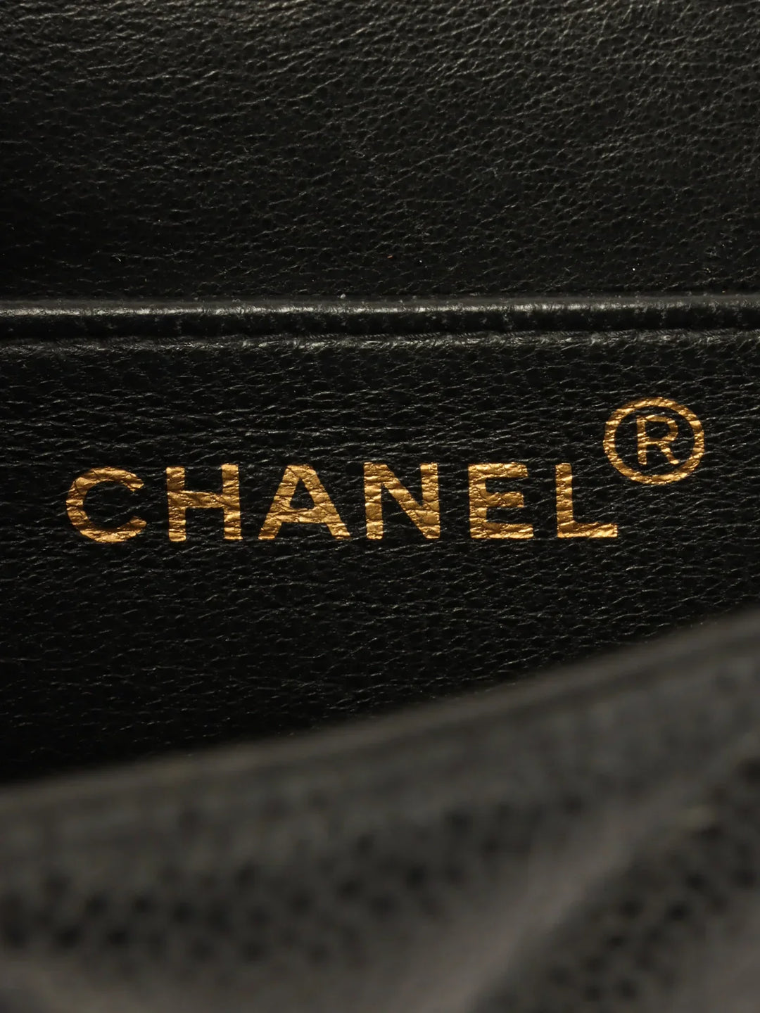 Chanel Caviar Skin Turn-Lock Briefcase Black