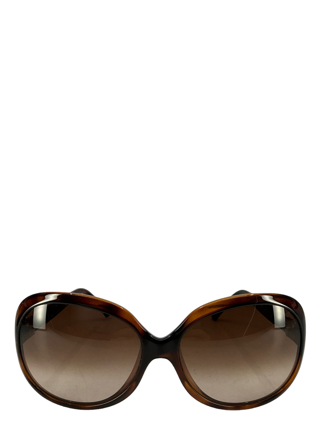 Fendi Brown And Leather Sunglasses