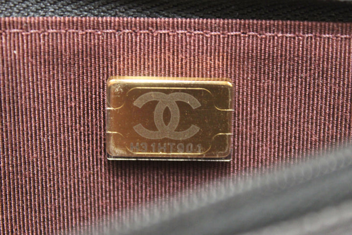 NEW Top Quality Chanel Black Quilted Caviar Leather Wallet On Chain WOC Messenger Bag
