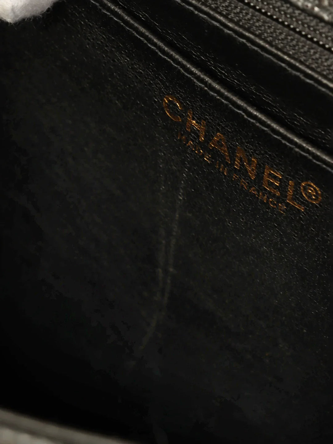 Chanel Around 2001 Made Caviar Skin Turn-Lock Top Handle Bag Black