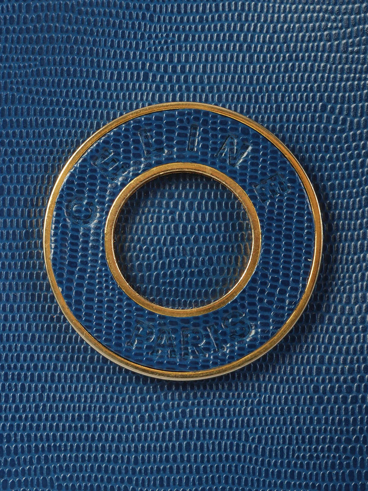 Celine Circle Logo Plate 2Way Bag Blue