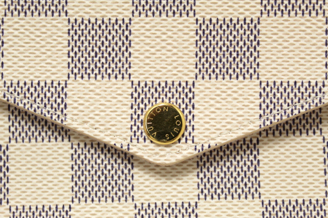 NEW Louis Vuitton Damier Azur Felicie Pochette Crossbody Bag
