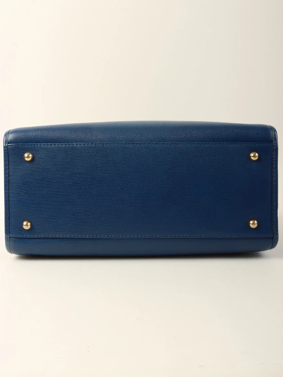 Celine Circle Logo Plate 2Way Bag Blue