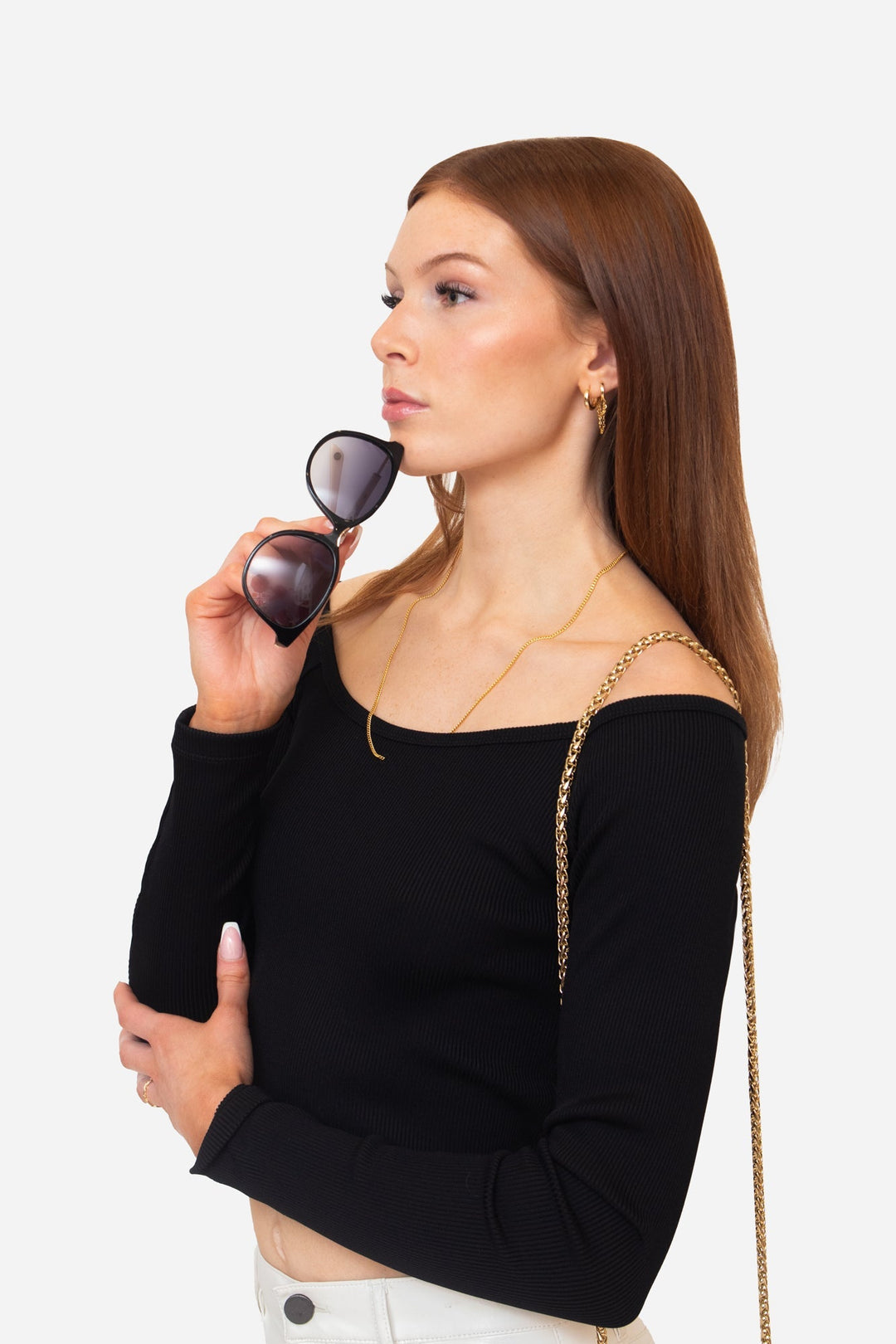 White Arm Sunglasses