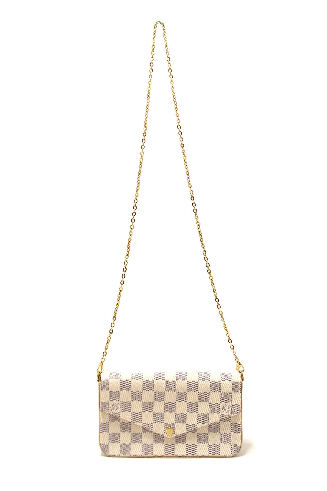 NEW Louis Vuitton Damier Azur Felicie Pochette Crossbody Bag
