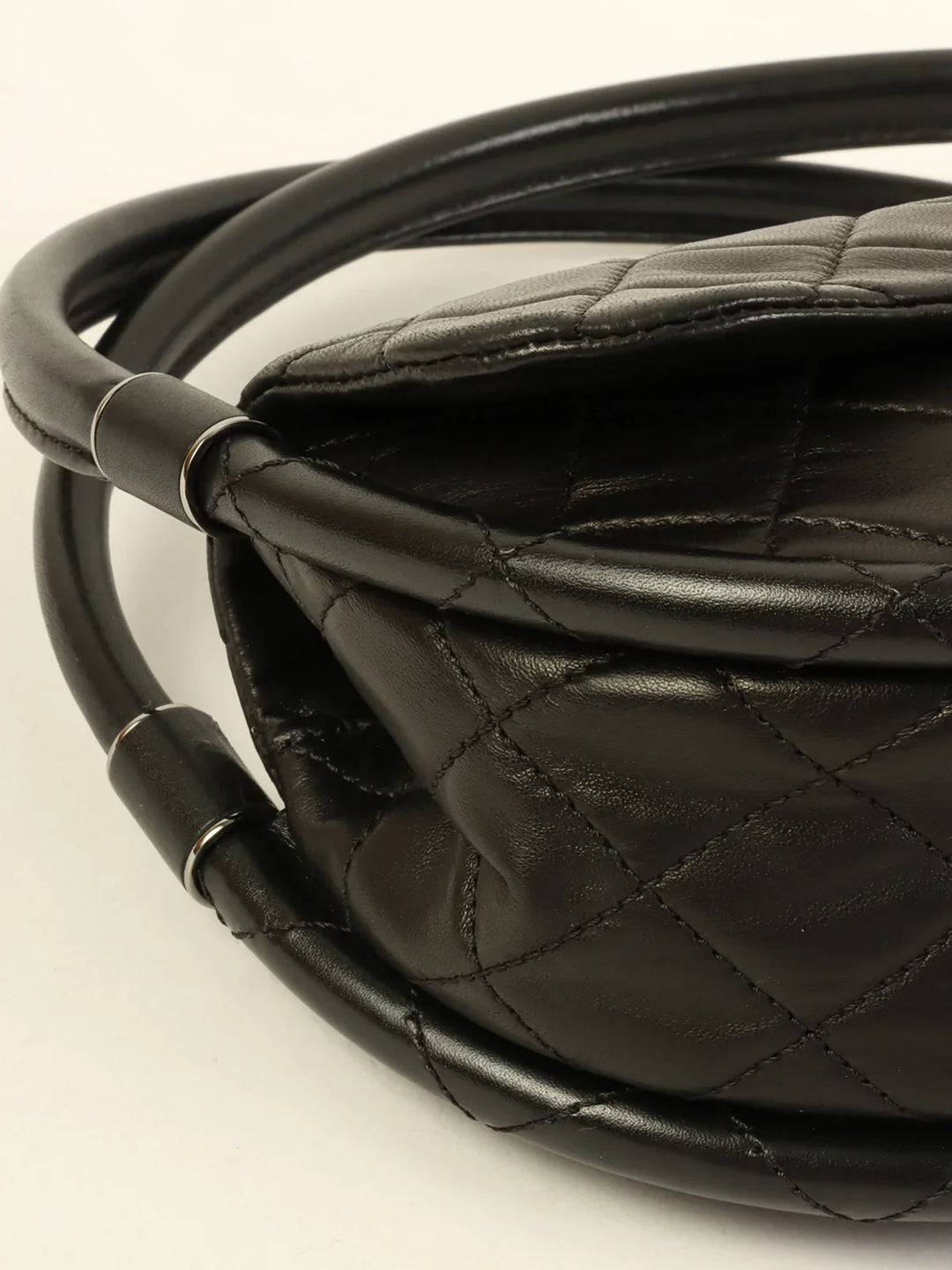 Chanel Around 2014 Made Hula Hoop Bag Mini Black