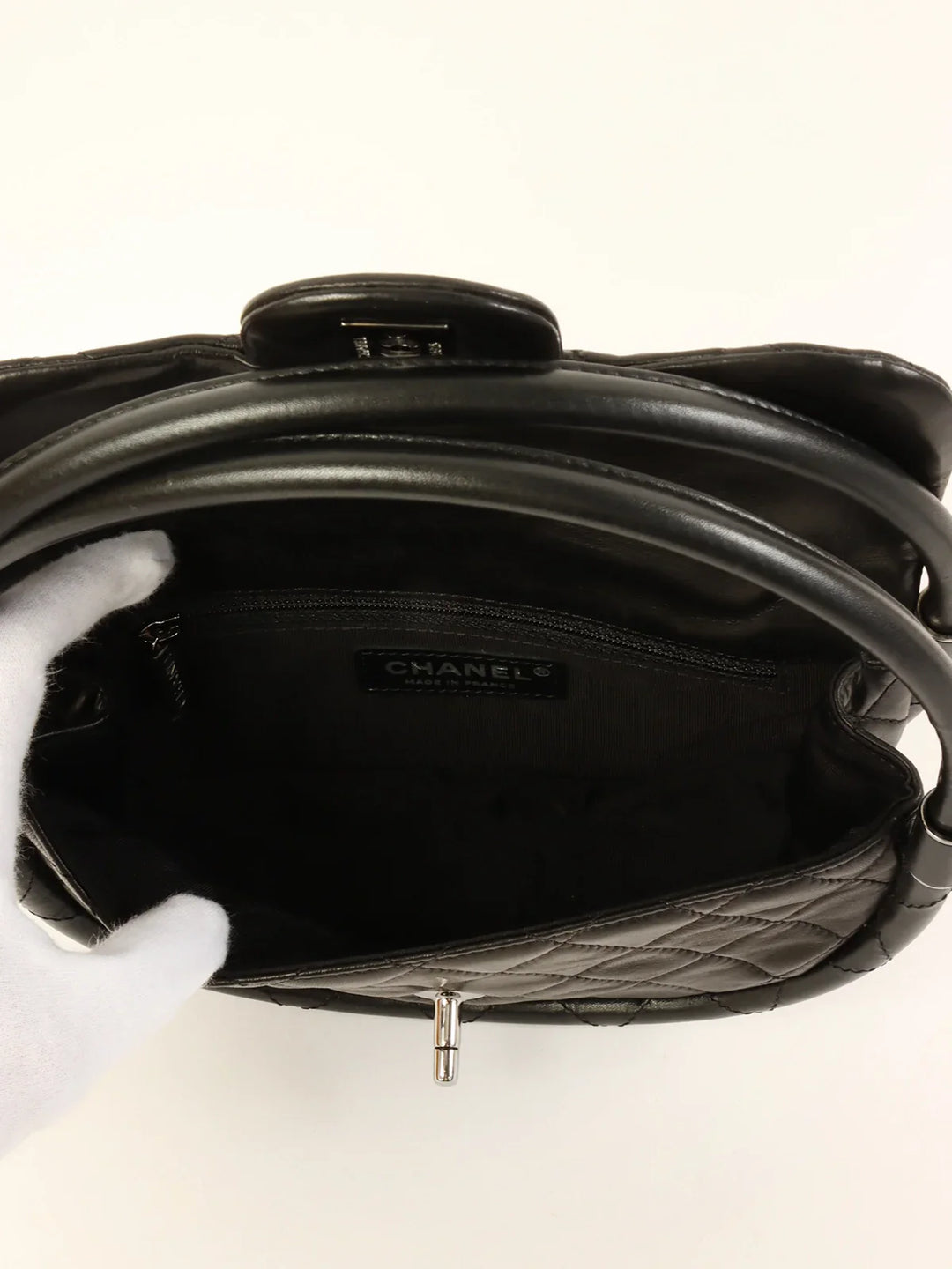 Chanel Around 2014 Made Hula Hoop Bag Mini Black