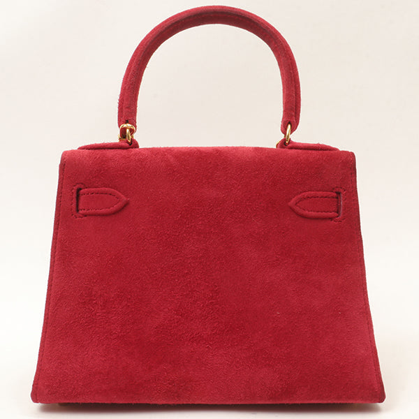 Top quality Hermes 1998 Made Debris Mini Kelly Bag Rouge Grenat
