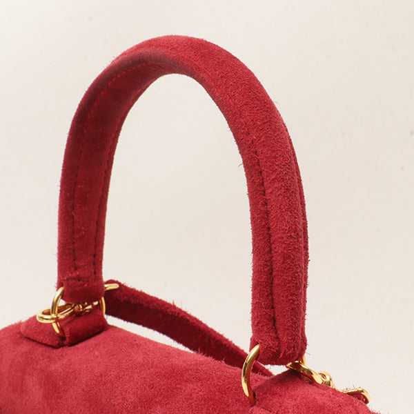 Top quality Hermes 1998 Made Debris Mini Kelly Bag Rouge Grenat