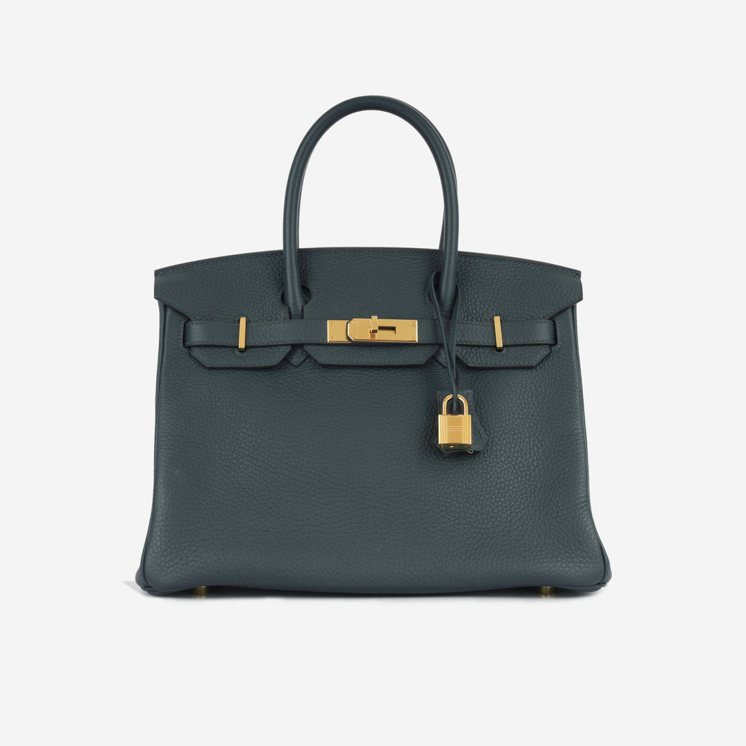 Birkin 30 - Vert Cypress