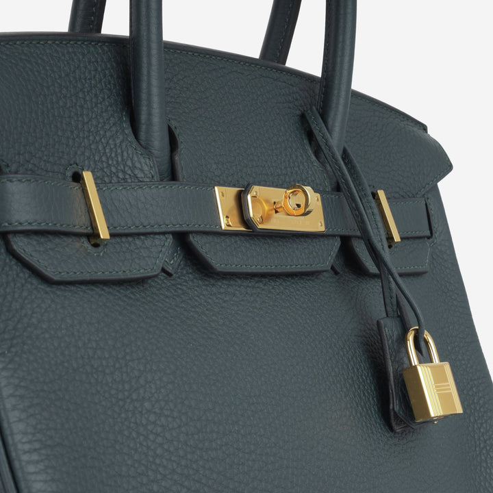 Birkin 30 - Vert Cypress