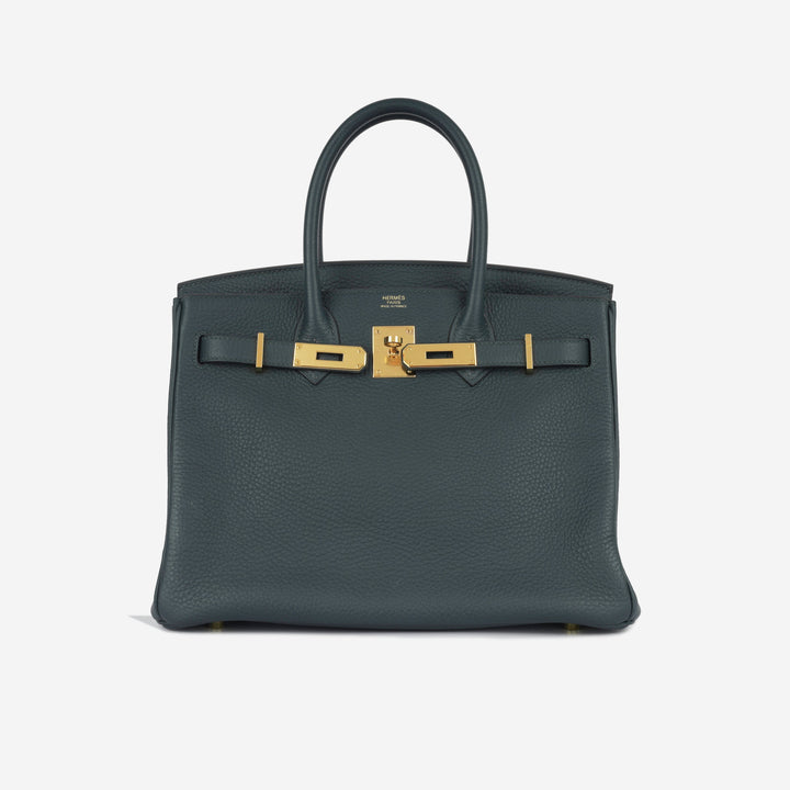 Birkin 30 - Vert Cypress