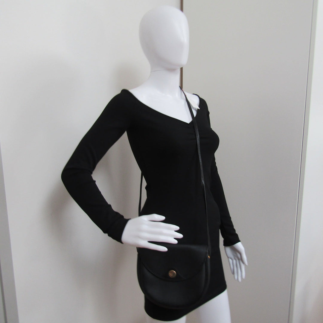 CHRISTIAN Top quality Dior Crossbody Bag in Black Canvas