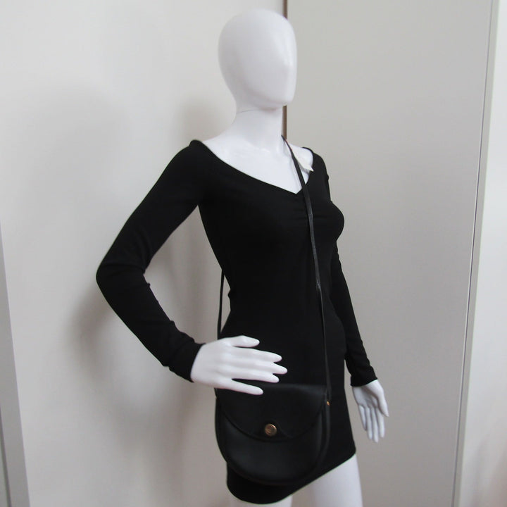CHRISTIAN Top quality Dior Crossbody Bag in Black Canvas