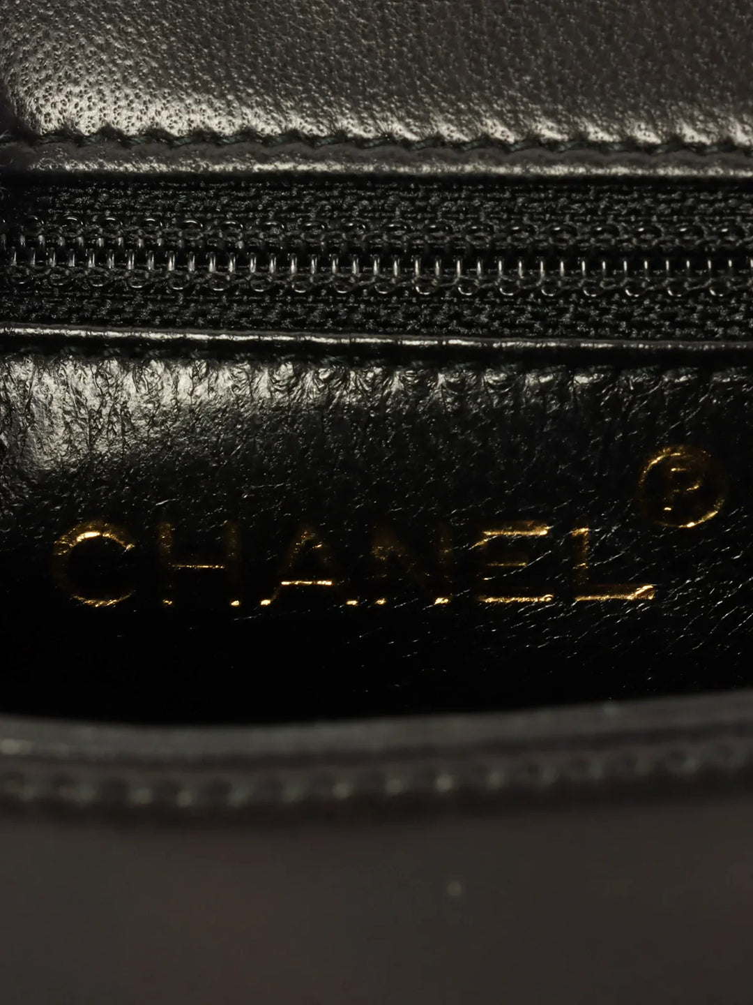 Chanel Around 1997 Made Turn-Lock Twist Top Handle Bag Black