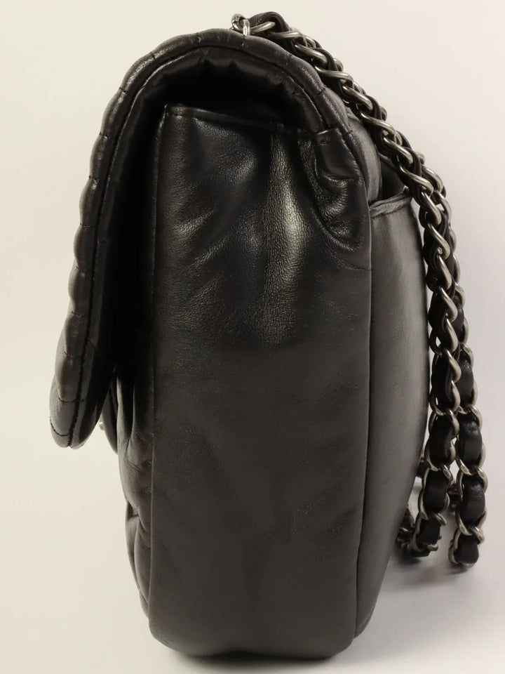 Chanel Around 2014 Made Star Turn-Lock Chain Bag Black